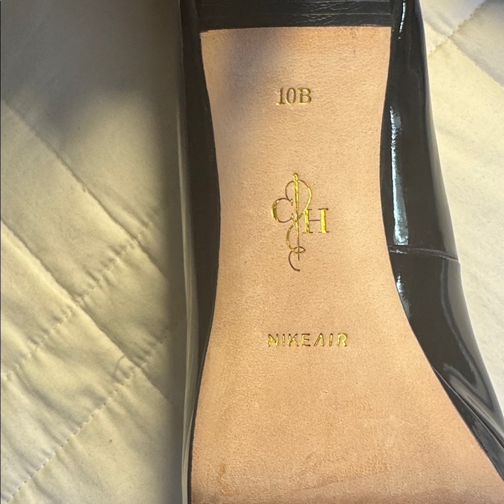Cole Haan/Nike Air black Patent 3 Inch Leather Heels size 10b - Picture 7 of 7